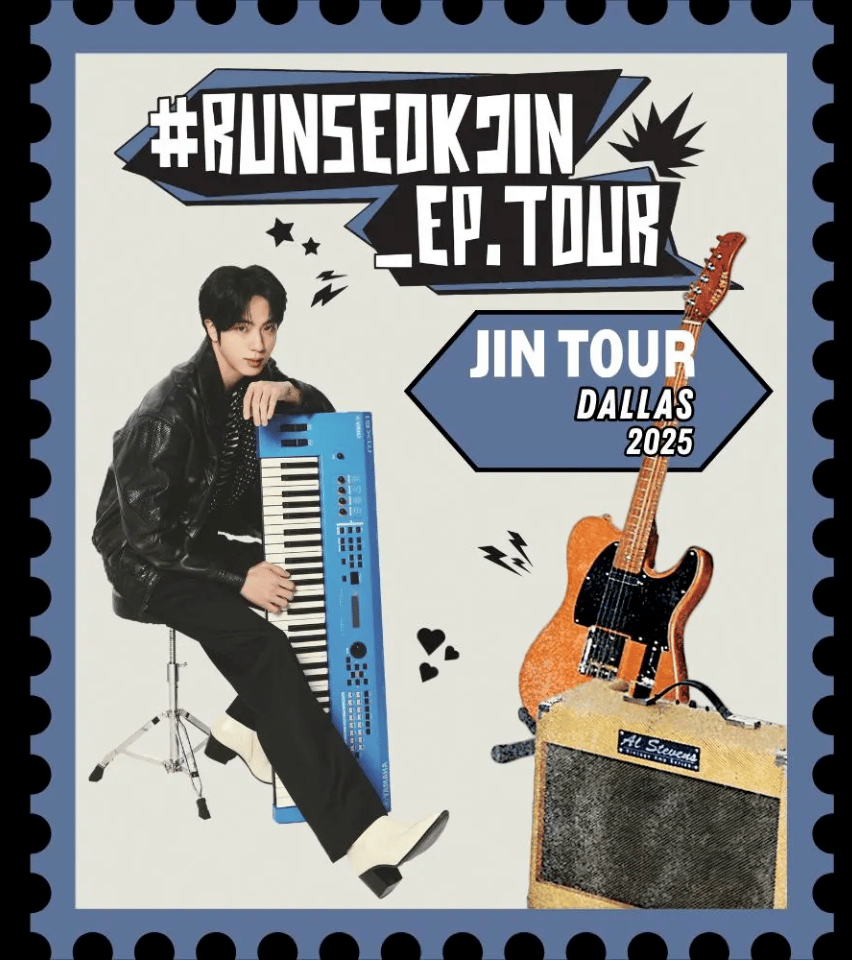 Bangtan Jin Tour Stickers | RunSeokjin Ep_Tour Waterproof Vinyl